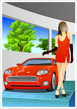 汽車銷售女郎
