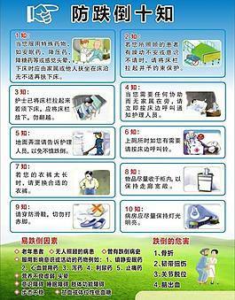 防跌倒十知圖片