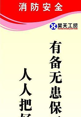 消防安全展板圖片