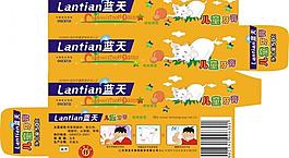 藍(lán)天兒童牙膏圖片