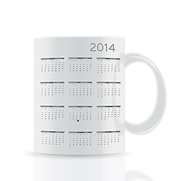2014年杯子日歷