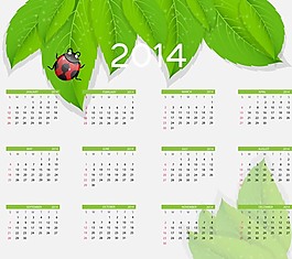 2014年日歷