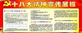 十八大精神宣傳圖片