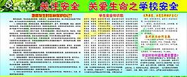 學校安全宣傳板圖片