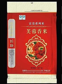 大米包裝芙蓉香米圖片