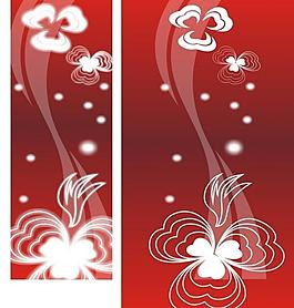 夢幻花紋移門背景圖片