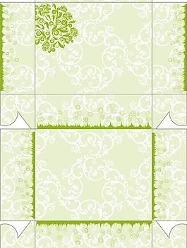 西餅包裝盒設計圖片