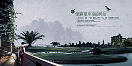 中國風(fēng)地產(chǎn)文化展板
