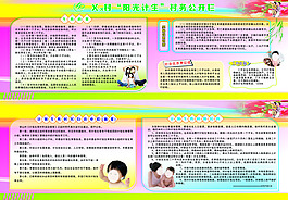 计划生育宣传栏