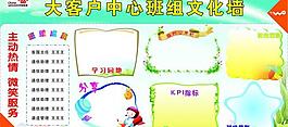 聯通大客戶班組文化墻圖片