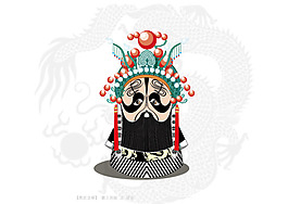 卡通京劇人物