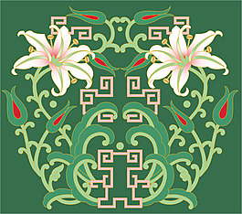 古典花紋