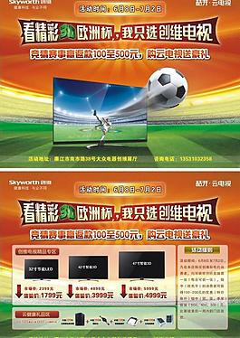 大眾電器歐洲杯單頁圖片