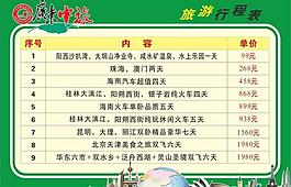 旅游行程圖片