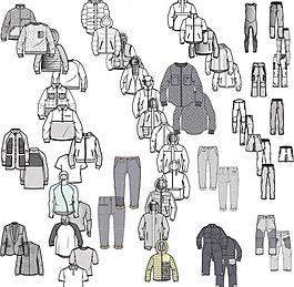 服裝款式圖圖片