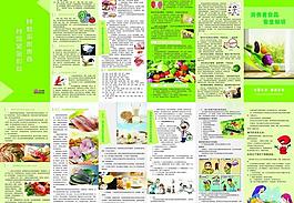 食品安全知识六折页图片