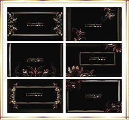 地產時尚高端歐式名片