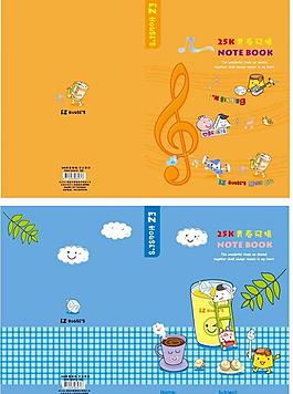 音樂 封面 卡通背景圖片