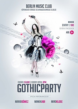 音樂俱樂部主題海報