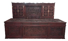 小葉紫檀 福祿壽喜書房
