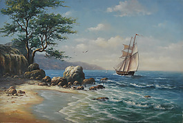 海景油畫