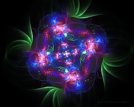 夢幻彩色背景圖