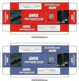 GAS甩棍GAS包裝盒