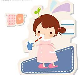 小孩刷牙圖片