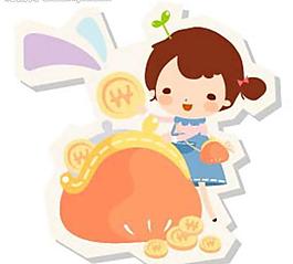 小孩存錢圖片