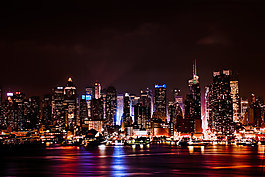 美國城市夜景