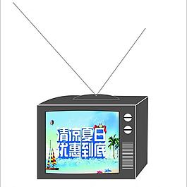 黑白電視機圖片