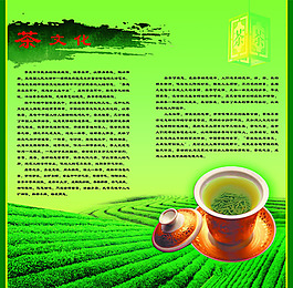 綠茶宣傳頁宣傳單海報(bào)