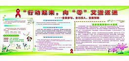 艾滋板报图片