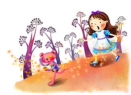 追逐玩乐的孩子