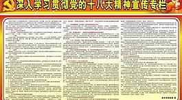 十八大精神宣传专栏图片