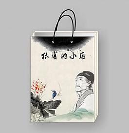 淘寶手提袋 (平面圖 效果圖)圖片