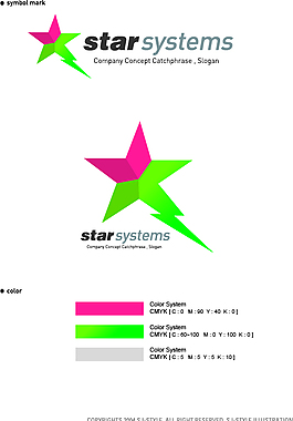 星星LOGO設(shè)計(jì)標(biāo)識(shí)設(shè)計(jì)VI識(shí)別系統(tǒng)