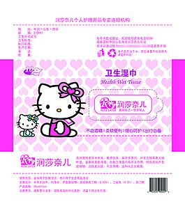 HELLO KITTY紙盒設(shè)計(jì)制作效果圖