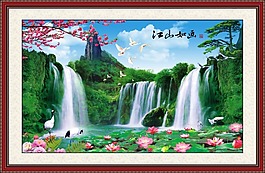 山水畫素材下載