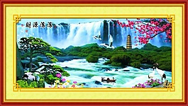 最新款中堂壁畫