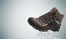 登山鞋 水體圖片
