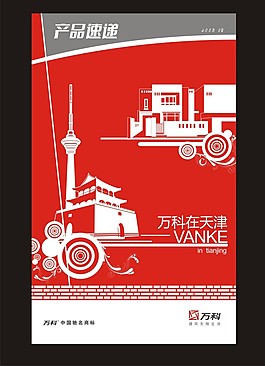 万科房地产海报