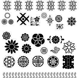 喜慶背景圖案筆刷