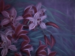 花紋圖案裝飾畫