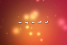 天氣預(yù)報(bào)圖標(biāo)UI 設(shè)計(jì)