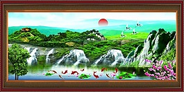山水风景画
