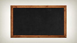 木紋邊框黑板UI素材