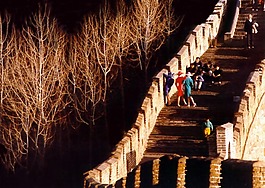 秋日游長城