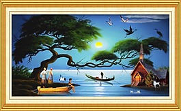 油畫 家居裝飾畫風景素材下載