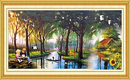 油畫風(fēng)景素材下載